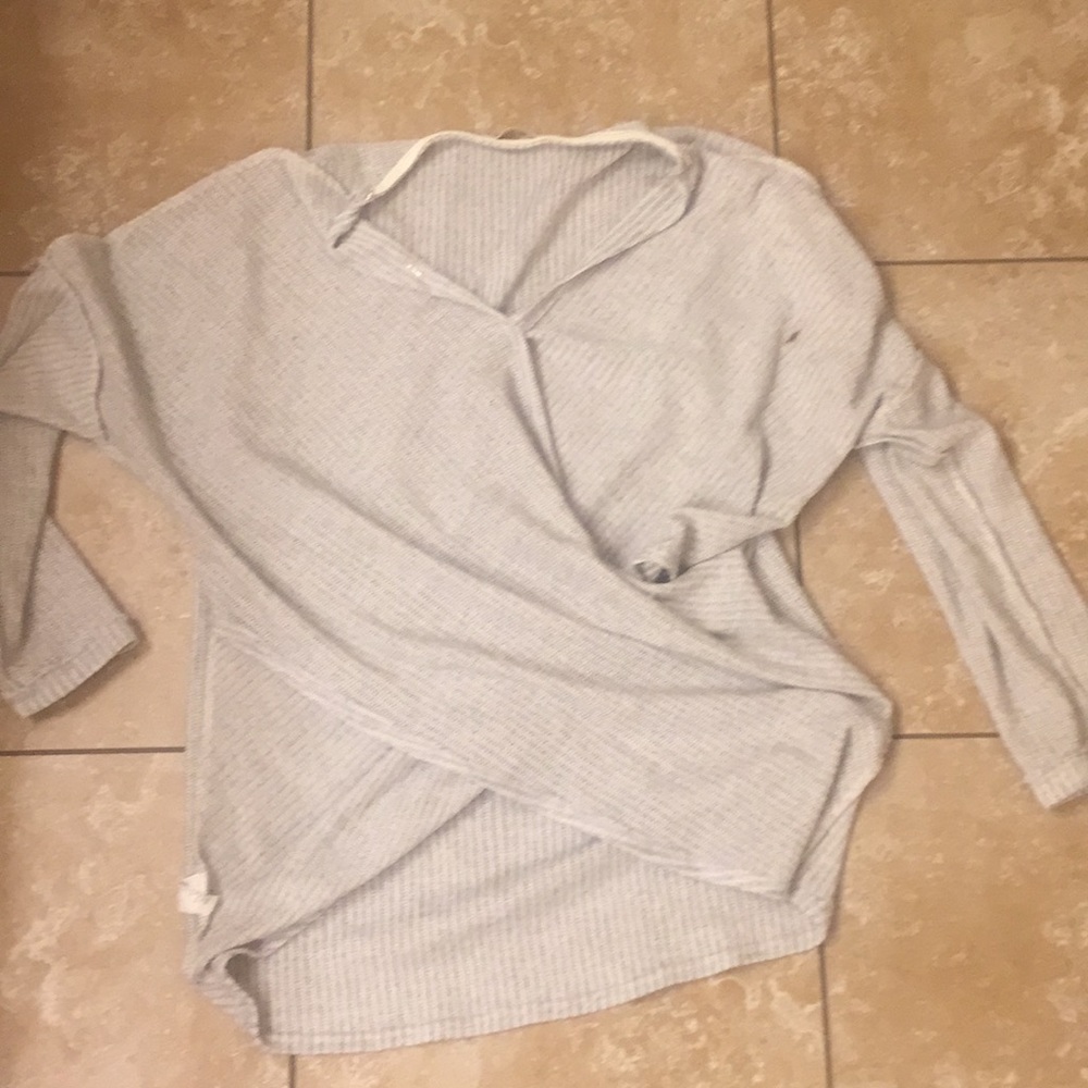 Grey light sweater